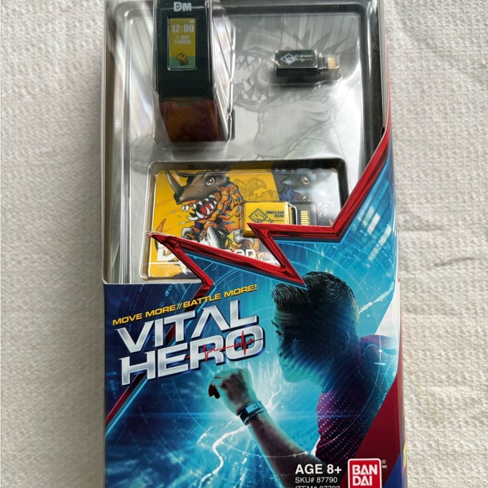 NEW Bandai Vital Hero Purple Bracelet Digital Monster Interactive Band